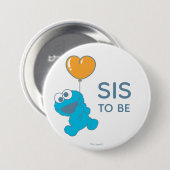 Sesamstraße | Cookie Monster Baby Duschvorrichtung Button (Vorne & Hinten)