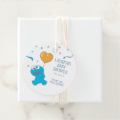 Sesamstraße | Cookie Monster Babydusche Geschenkanhänger (Beispiel)