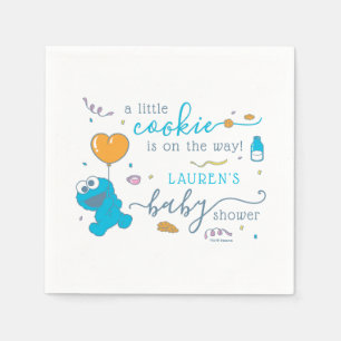 Sesamstraße   Cookie Monster Babydusche Serviette