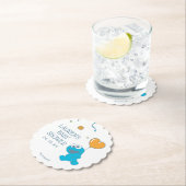 Sesamstraße | Cookie Monster Babydusche Untersetzer (Vor Ort)