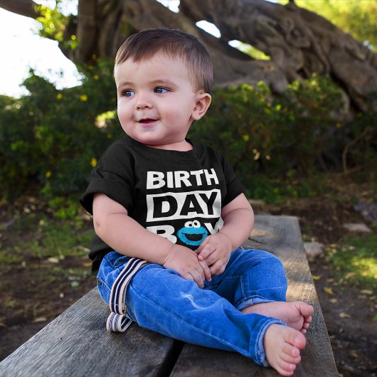 Sesamstraße | Cookie Monster - Birthday Boy Baby T-shirt