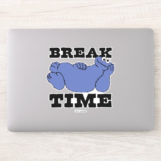 Sesamstraße | Cookie Monster Break Time Aufkleber (Computer)