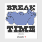 Sesamstraße | Cookie Monster Break Time Aufkleber (Blatt)