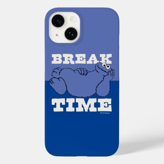 Sesamstraße | Cookie Monster Break Time Case-Mate iPhone Hülle (Rückseite)