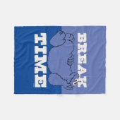 Sesamstraße | Cookie Monster Break Time Fleecedecke (Vorderseite (Horizontal))