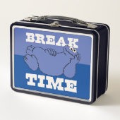 Sesamstraße | Cookie Monster Break Time Metall Brotdose (Vorderseite)