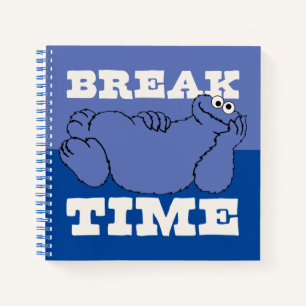 Sesamstraße Cookie Monster Break Time Notizblock