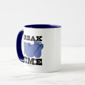 Sesamstraße | Cookie Monster Break Time Tasse (Vorderseite Links)