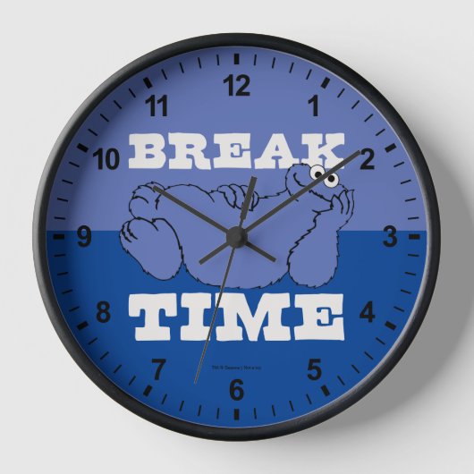 Sesamstraße | Cookie Monster Break Time Uhr (Vorderseite)