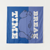 Sesamstraße | Cookie Monster Break Time Wandteppich (Vorderseite (Horizontal))