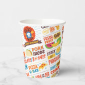 Sesamstraße Cookie Monster Feinschmecker Truck Pappbecher (Links)