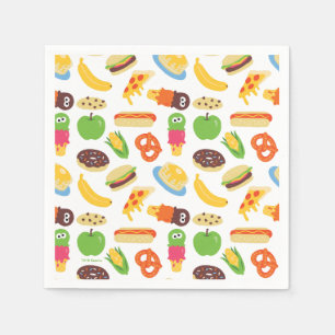 Sesamstraße Cookie Monster Feinschmecker Truck Serviette