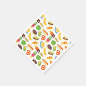 Sesamstraße Cookie Monster Feinschmecker Truck Serviette (Ecke)