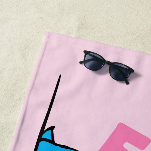 Sesamstraße | Cookie Monster Genießen Sie das Lebe Strandtuch (Beispiel)