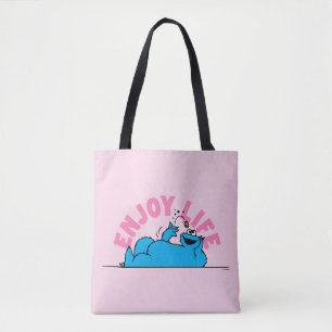 Sesamstraße   Cookie Monster Genießen Sie das Lebe Tasche
