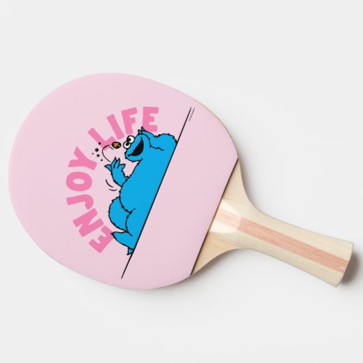 Sesamstraße | Cookie Monster Genießen Sie das Lebe Tischtennis Schläger (Seitenansicht)