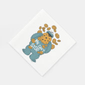 Sesamstraße | Cookie Monster - Ich kann nicht aufh Serviette (Ecke)