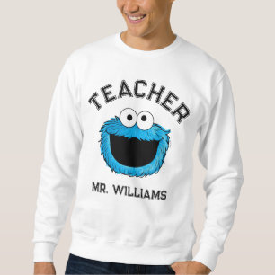 Sesamstraße   Cookie Monster Lehrer Sweatshirt