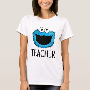 Sesamstraße Cookie Monster Lehrer T-Shirt