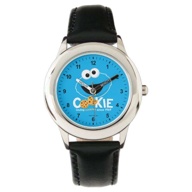 Sesamstraße | Cookie Monster Love Cookies Armbanduhr (Vorderseite)