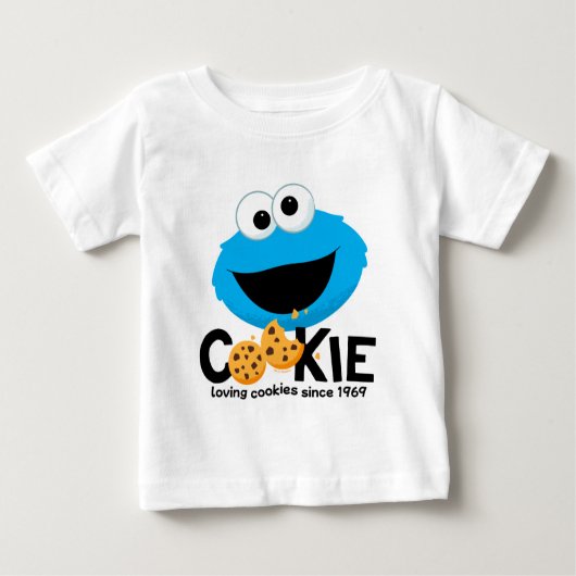 Sesamstraße | Cookie Monster Love Cookies Baby T-shirt (Vorderseite)