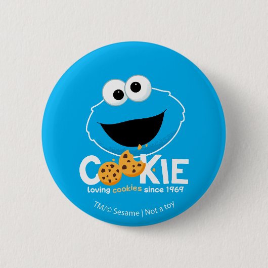 Sesamstraße | Cookie Monster Love Cookies Button (Vorderseite)