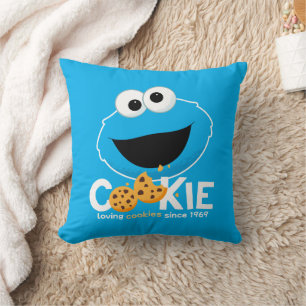 Sesamstraße   Cookie Monster Love Cookies Kissen