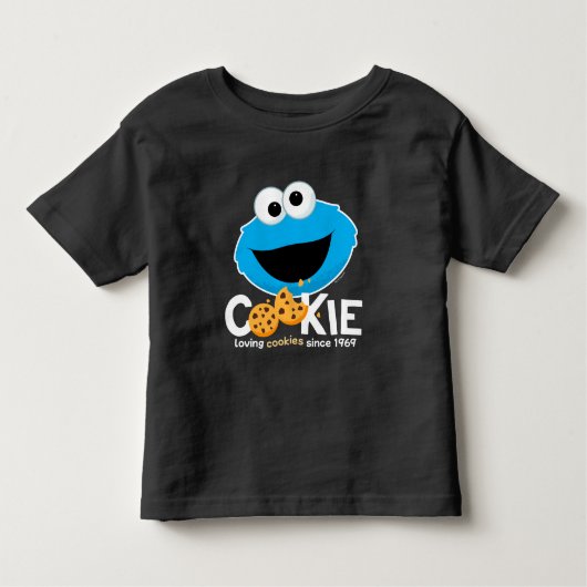 Sesamstraße | Cookie Monster Love Cookies Kleinkind T-shirt (Vorderseite)