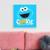 Sesamstraße | Cookie Monster Love Cookies Leinwanddruck (Insitu (Wohnzimmer))