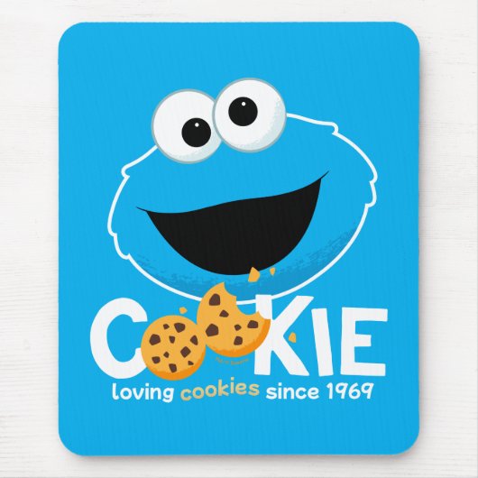 Sesamstraße | Cookie Monster Love Cookies Mousepad (Vorne)