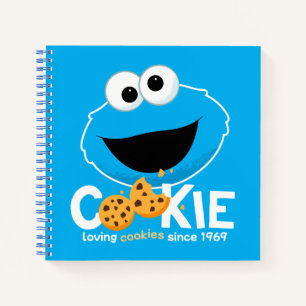 Sesamstraße Cookie Monster Love Cookies Notizblock