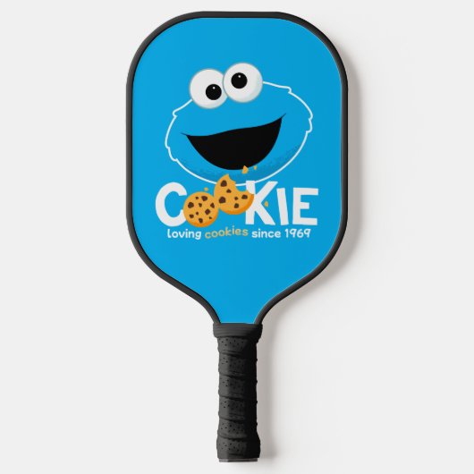 Sesamstraße | Cookie Monster Love Cookies Pickleball Schläger (Vorderseite)