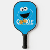 Sesamstraße | Cookie Monster Love Cookies Pickleball Schläger (Rückseite)