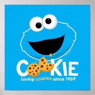 Sesamstraße   Cookie Monster Love Cookies Poster
