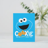 Sesamstraße | Cookie Monster Love Cookies Postkarte (Stehend Vorderseite)