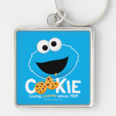 Sesamstraße | Cookie Monster Love Cookies Schlüsselanhänger (Vorne)