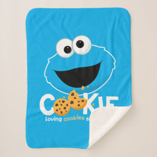 Sesamstraße Cookie Monster Love Cookies Sherpadecke