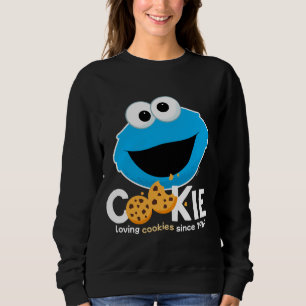 Sesamstraße Cookie Monster Love Cookies Sweatshirt