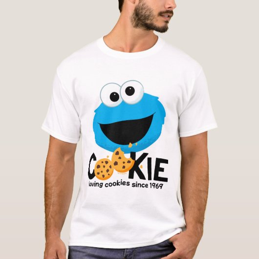 Sesamstraße | Cookie Monster Love Cookies T-Shirt (Vorderseite)