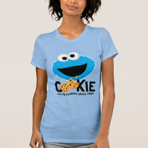Sesamstraße   Cookie Monster Love Cookies T-Shirt