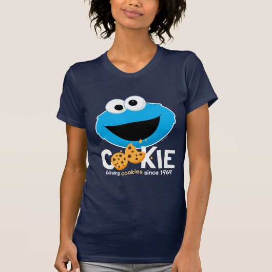 Sesamstraße | Cookie Monster Love Cookies T-Shirt (Vorderseite)