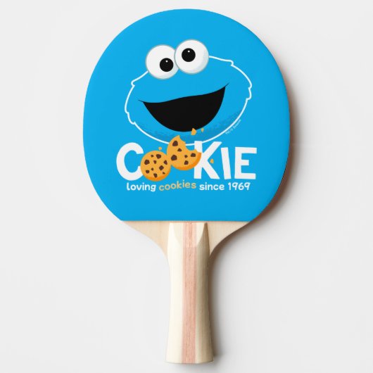 Sesamstraße | Cookie Monster Love Cookies Tischtennis Schläger (Vorderseite)