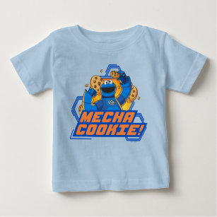 Sesamstraße   Cookie Monster Mecha Cookie! Baby T-shirt