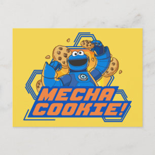 Sesamstraße   Cookie Monster Mecha Cookie! Postkarte