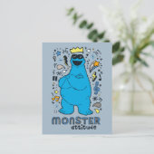 Sesamstraße | Cookie Monster - Monster Attitude Postkarte (Stehend Vorderseite)