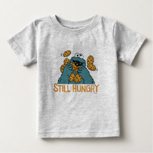 Sesamstraße Cookie Monster - Noch Hunger Baby T-shirt