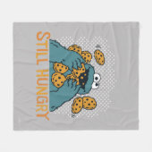 Sesamstraße | Cookie Monster - Noch Hunger Fleecedecke (Vorderseite (Horizontal))