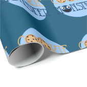 Sesamstraße | Cookie Monster Wrapping Paper Geschenkpapier (Rolleneckpunkt)