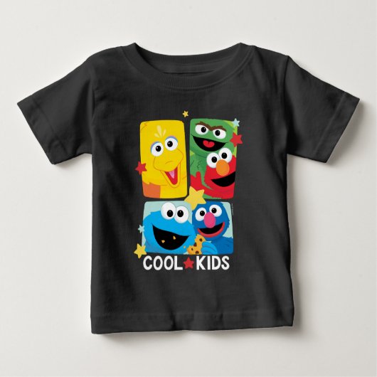 Sesamstraße | Coole Kinder Baby T-shirt (Vorderseite)