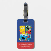 Sesamstraße | Coole Kinder Gepäckanhänger (Rückseite vertikal)